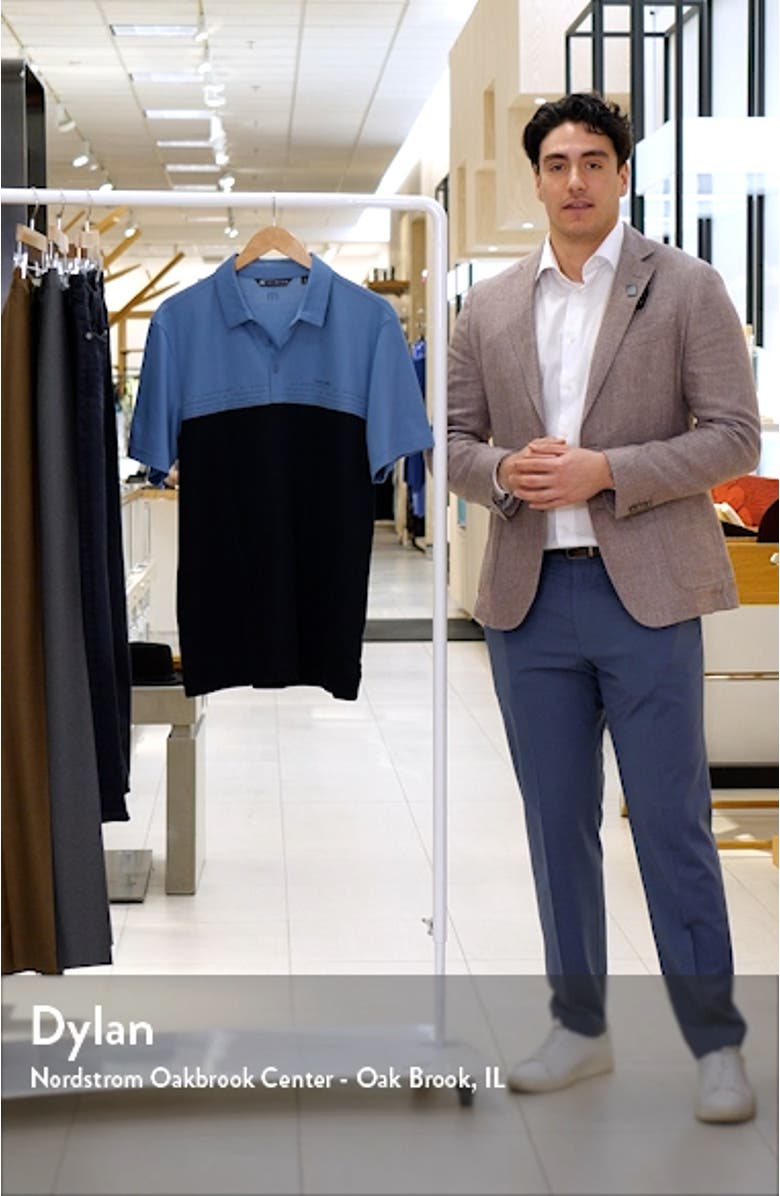Taxiway Colorblock Piqué Polo, sales video thumbnail