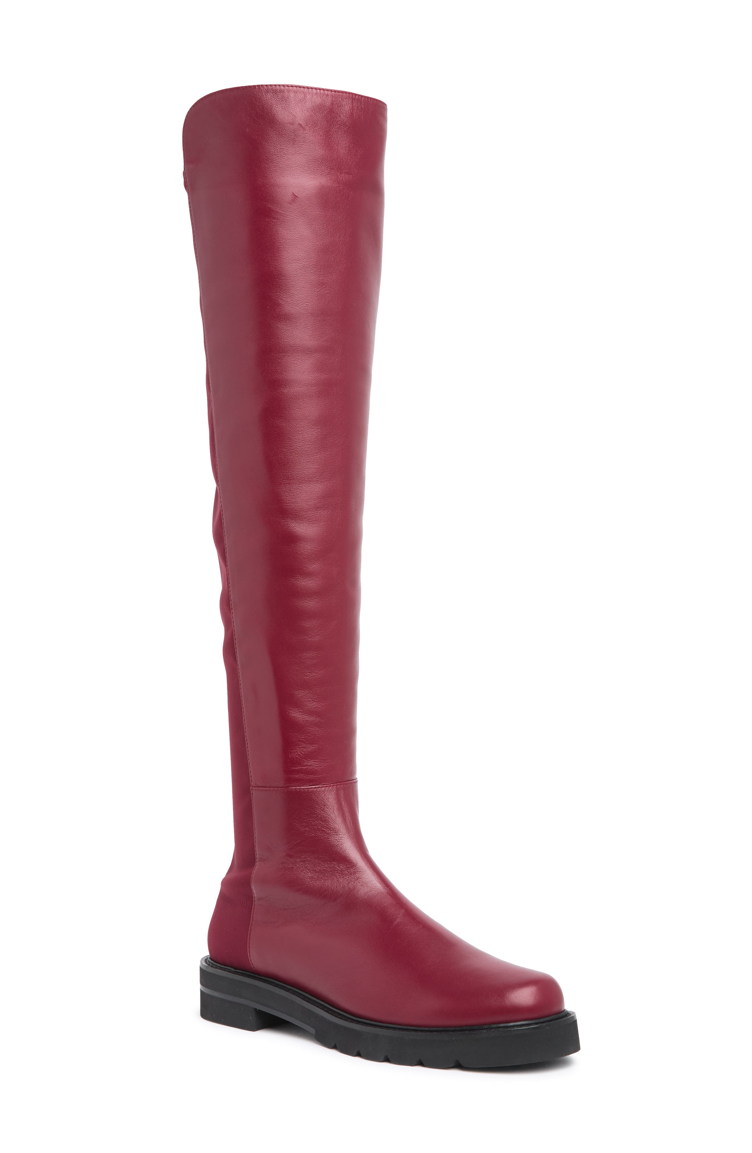5050 Lift Over the Knee Boot - Wide Width Available, Main, color, PINOT