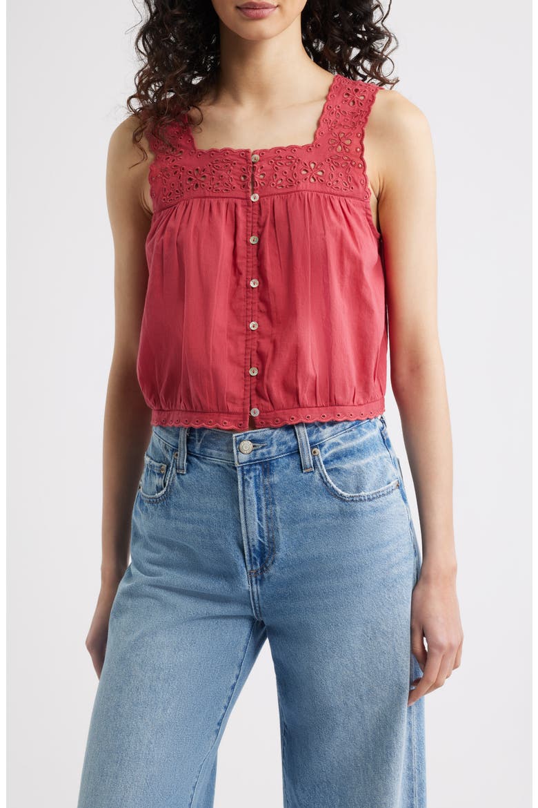 Noemi Crop Tank, Main, color, SPICE