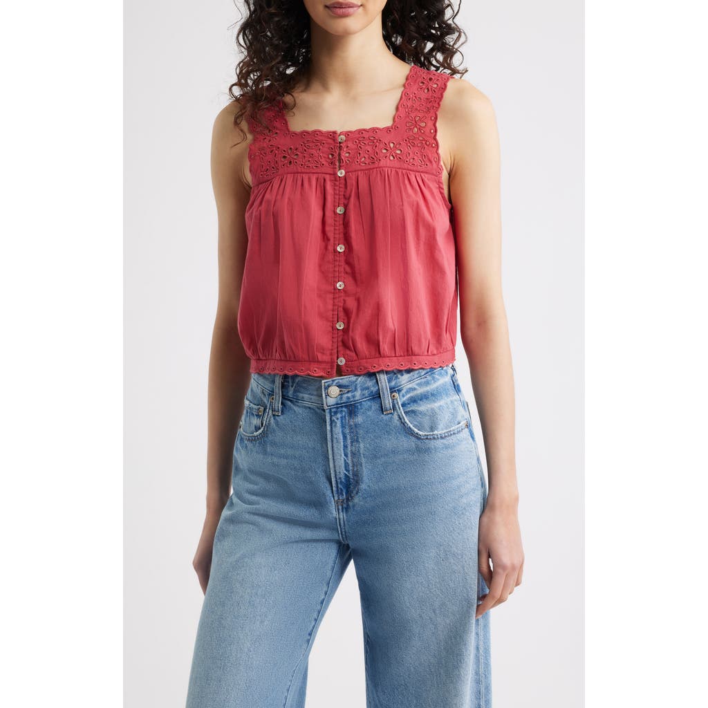 Rails Noemi Crop Tank in Spice at Nordstrom, Size X-Large