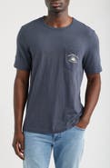 Faherty Sunwashed Chicago Graphic Pocket T-Shirt