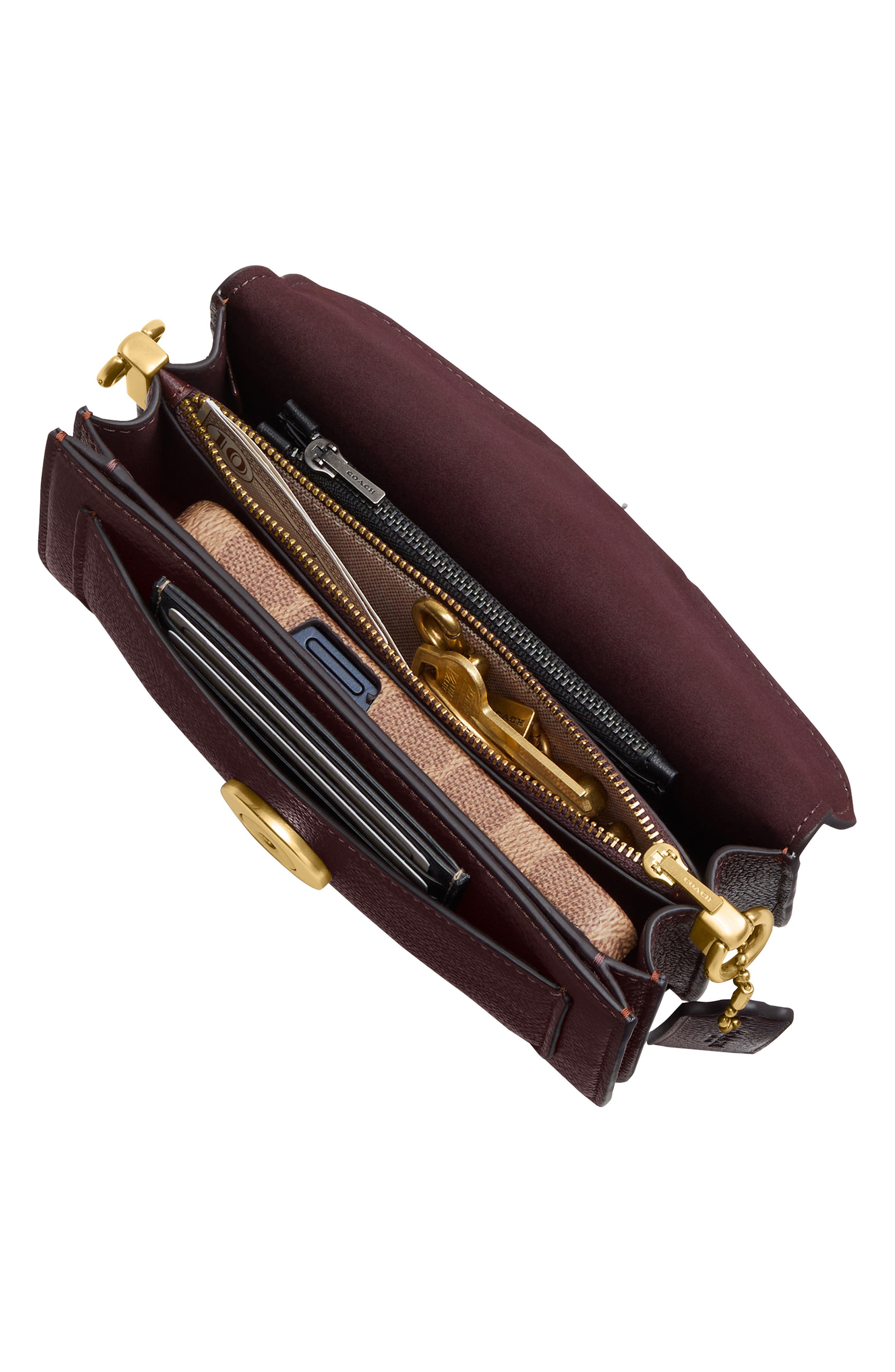 Tabby 20 Shoulder Bag, Alternate, color, MERLOT