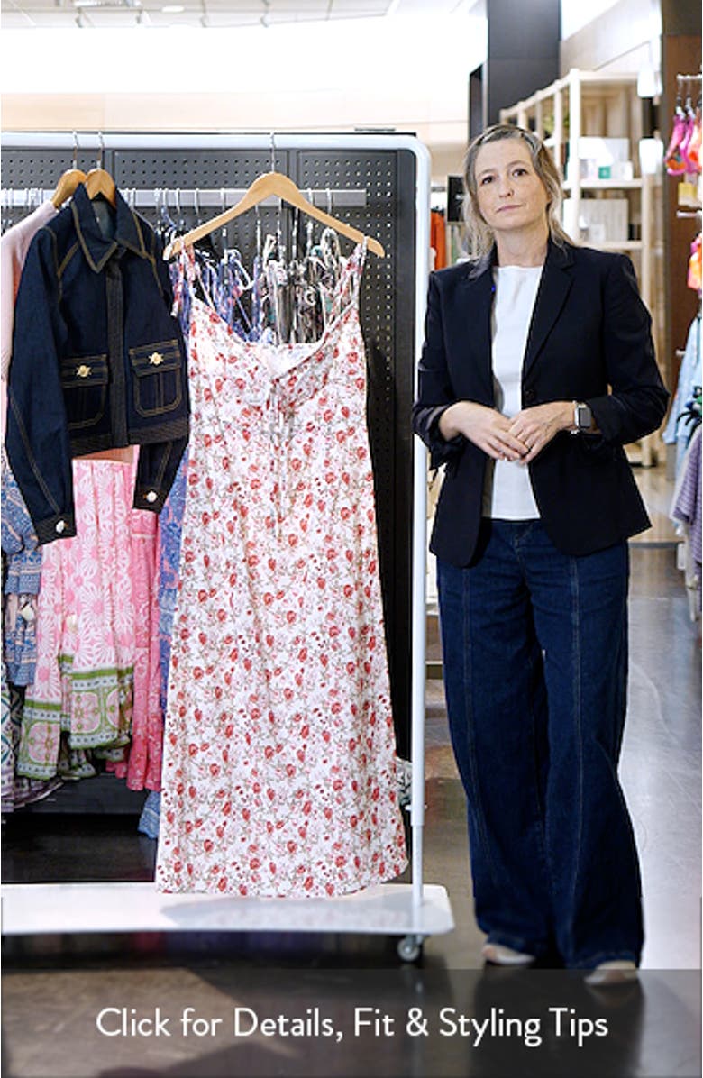 Imelda Tie Strap Midi Dress, sales video thumbnail