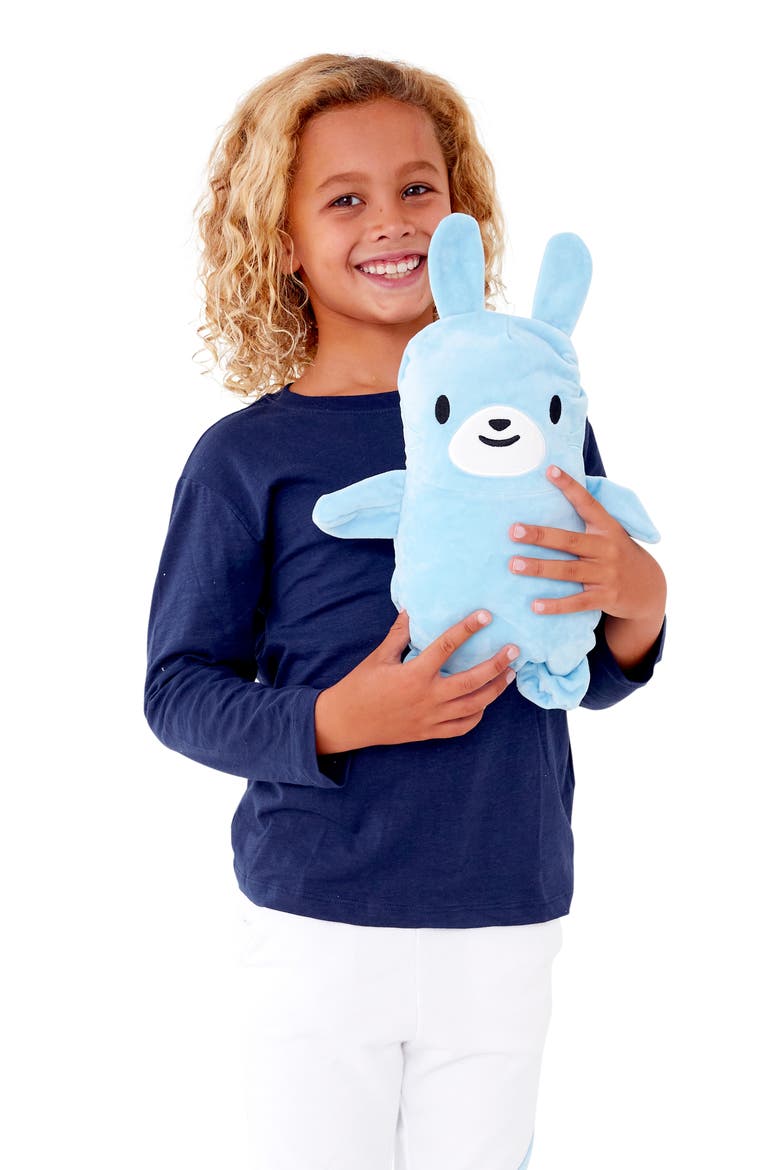 Kids' Benne the Bunny 2-in-1 Stuffed Animal Faux Fur Jacket, Alternate, color, WHITE