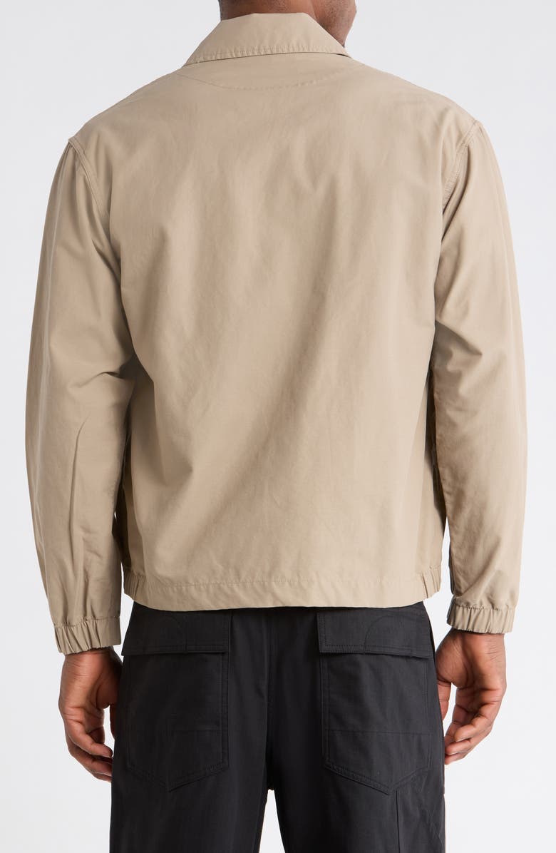 Snow Peak Harrington Light Dobby Cloth Water Resistant Tech Jacket, Alternate, color, Greige