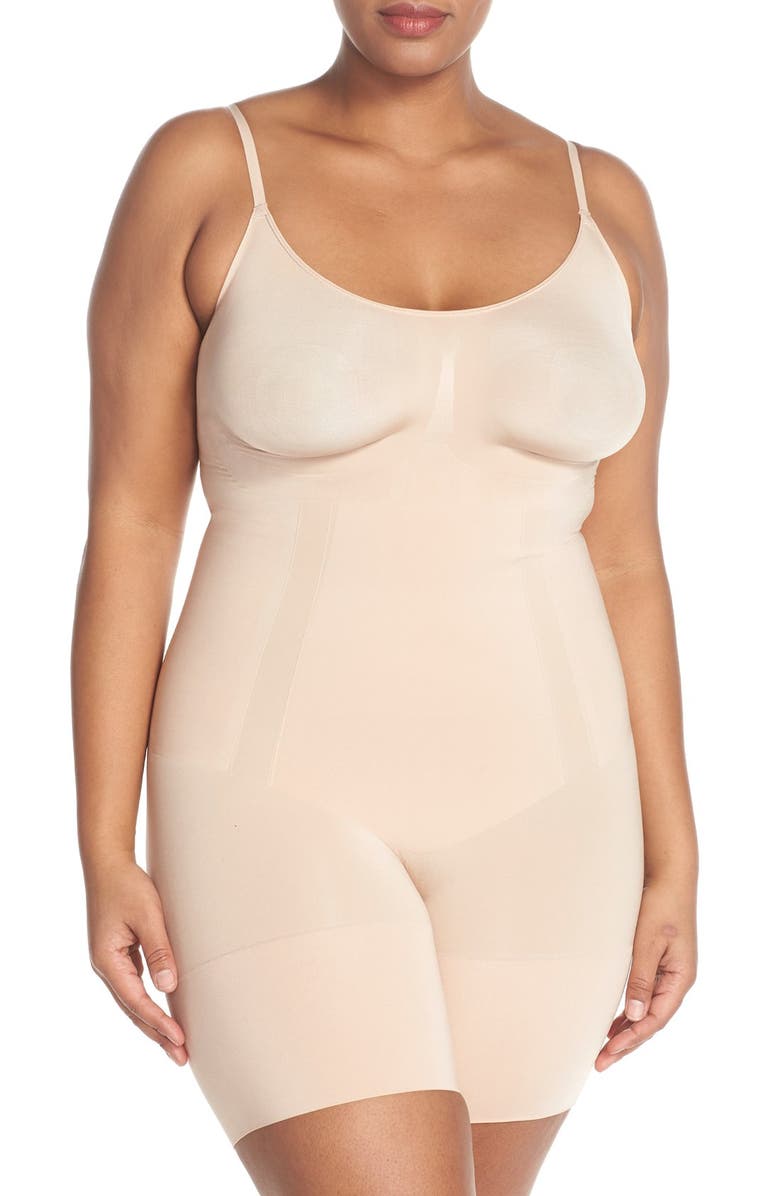 SPANX<sup>®</sup> OnCore Mid-Thigh Bodysuit, Main, color, 