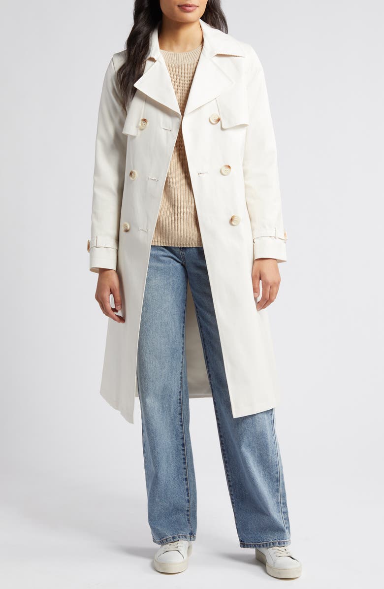 Sam Edelman Corduroy Contrast Trench Coat, Alternate, color,