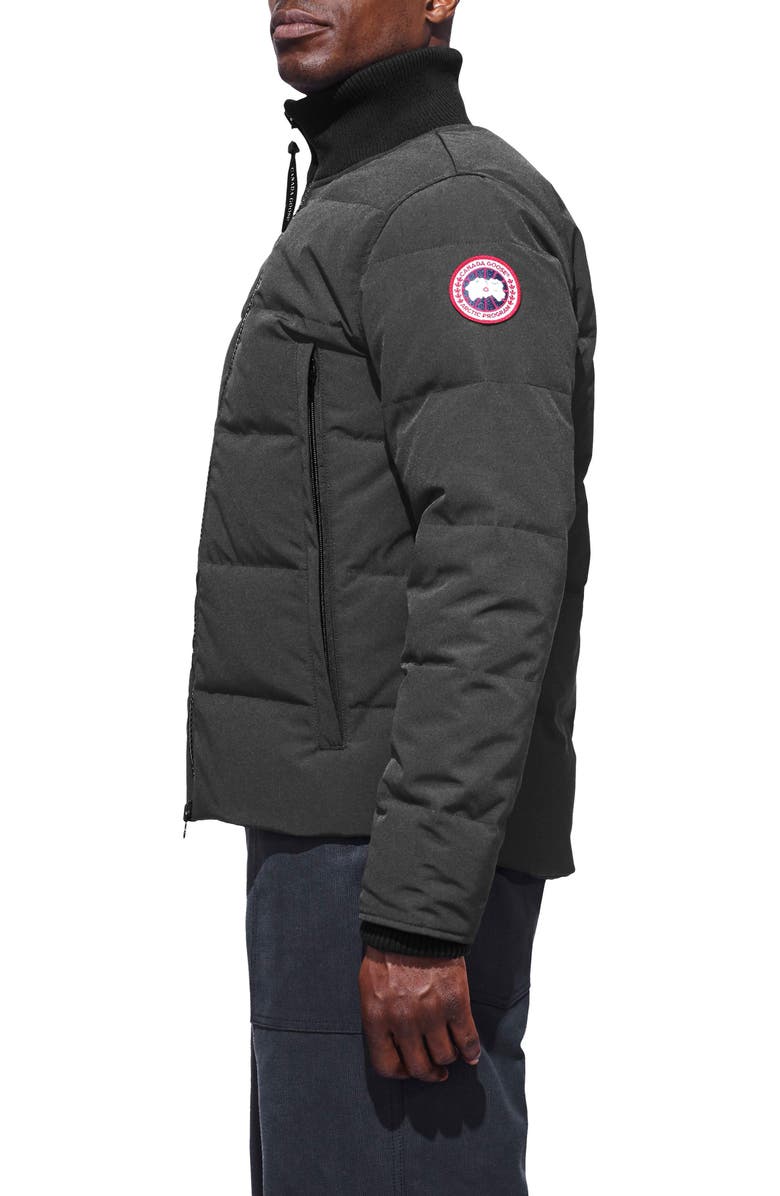 Canada Goose 'Woolford' Slim Fit Down Bomber Jacket, Alternate, color, 