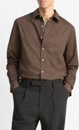 Vince Cotton Poplin Button-Up Shirt
