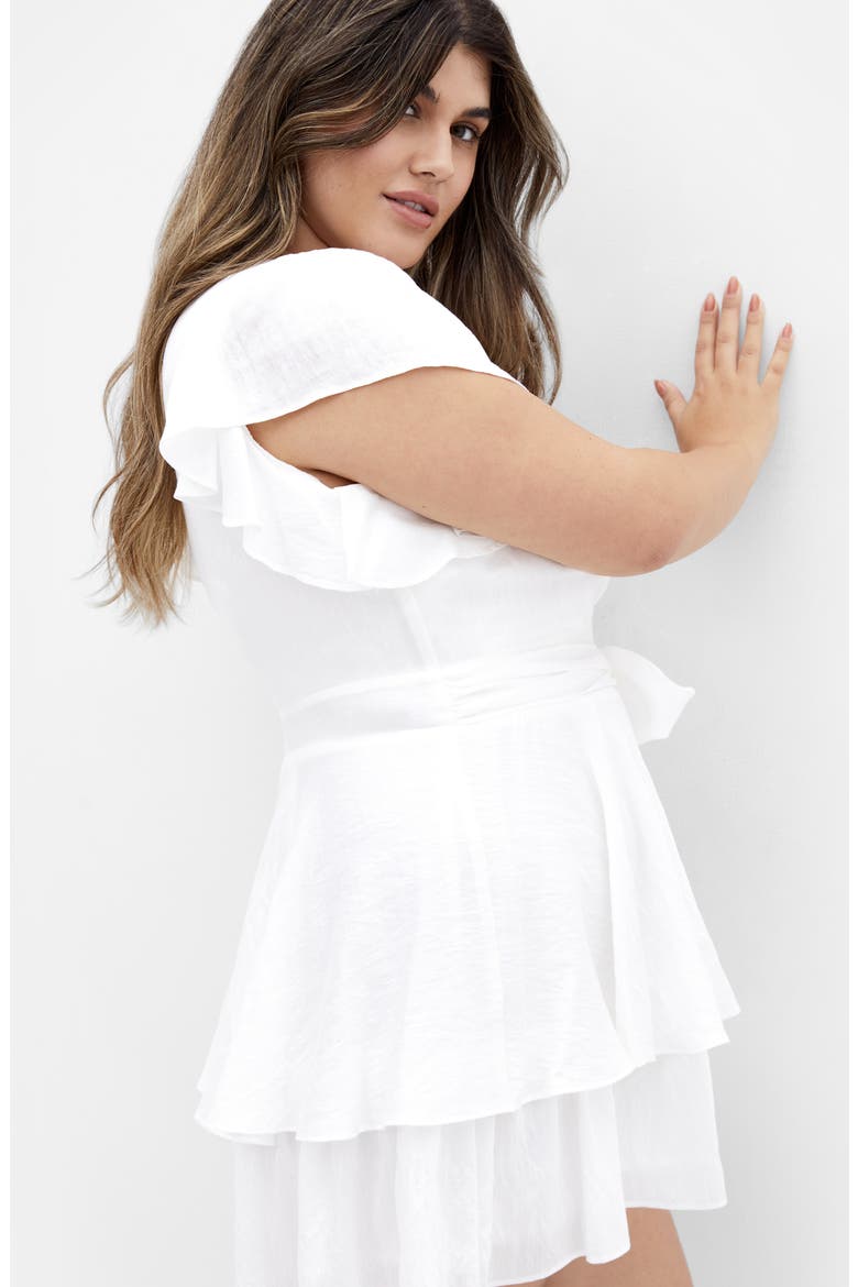 Sunny Ruffle Romper, Alternate, color, IVORY