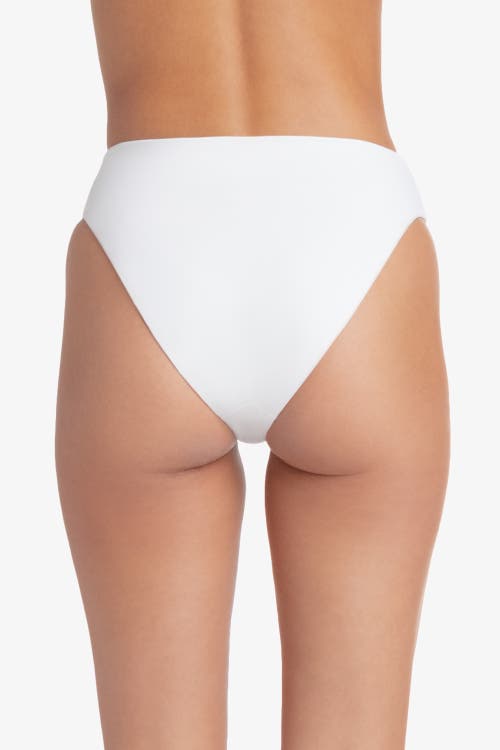 Helen Jon Shirred Bottom In Textured White