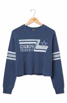 Cowboys Retro Graphic Cropped Sweatshirt