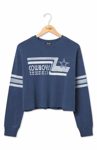 Cowboys Retro Graphic Cropped Sweatshirt
