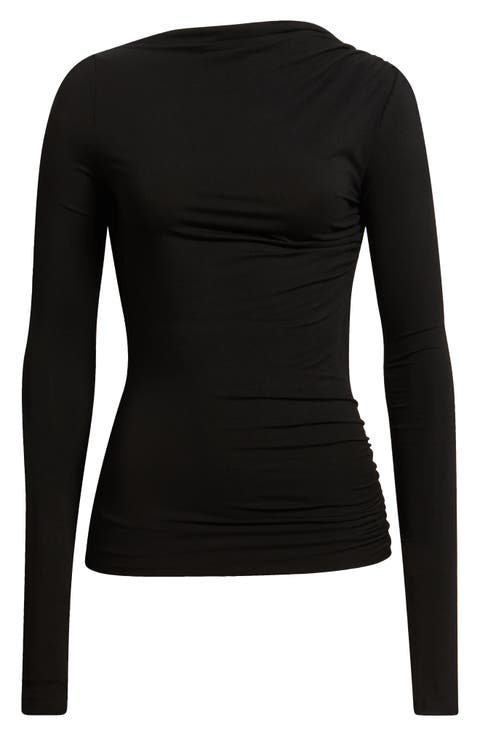 Romy Ruched Open Back Stretch Jersey Top