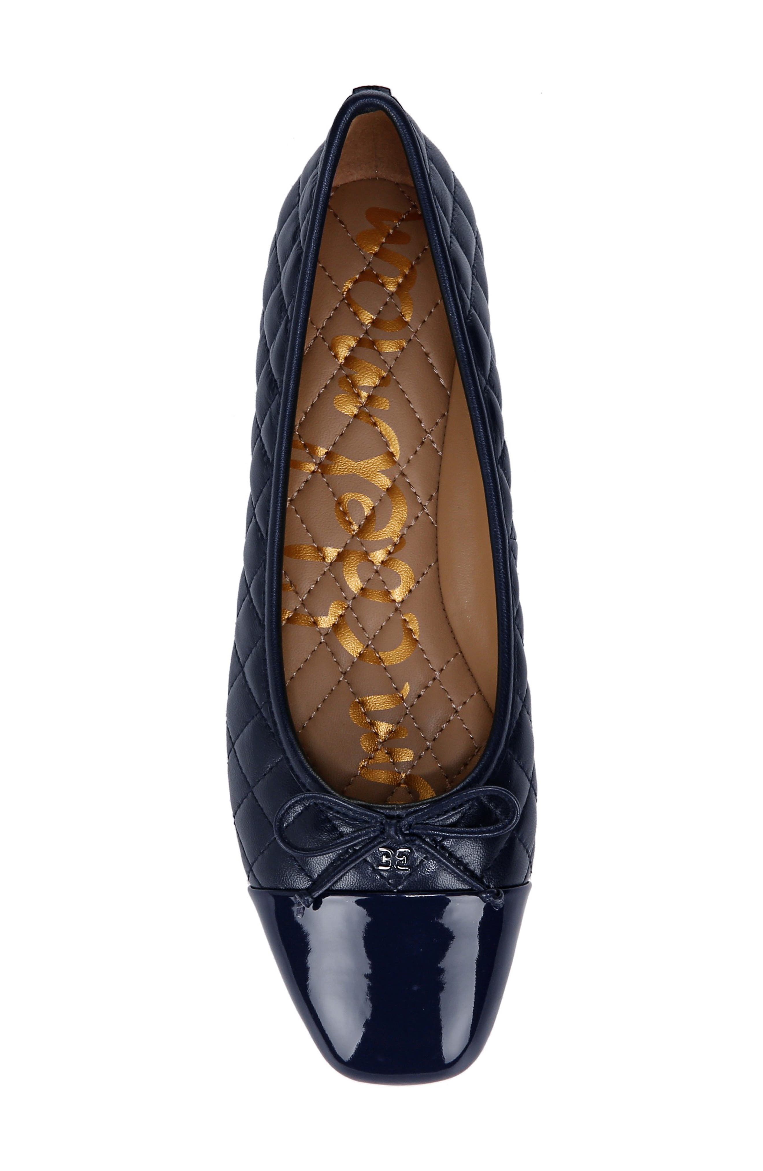 Marilyn Cap Toe Ballet Flat, Alternate, color, MIDNIGHT BLUE