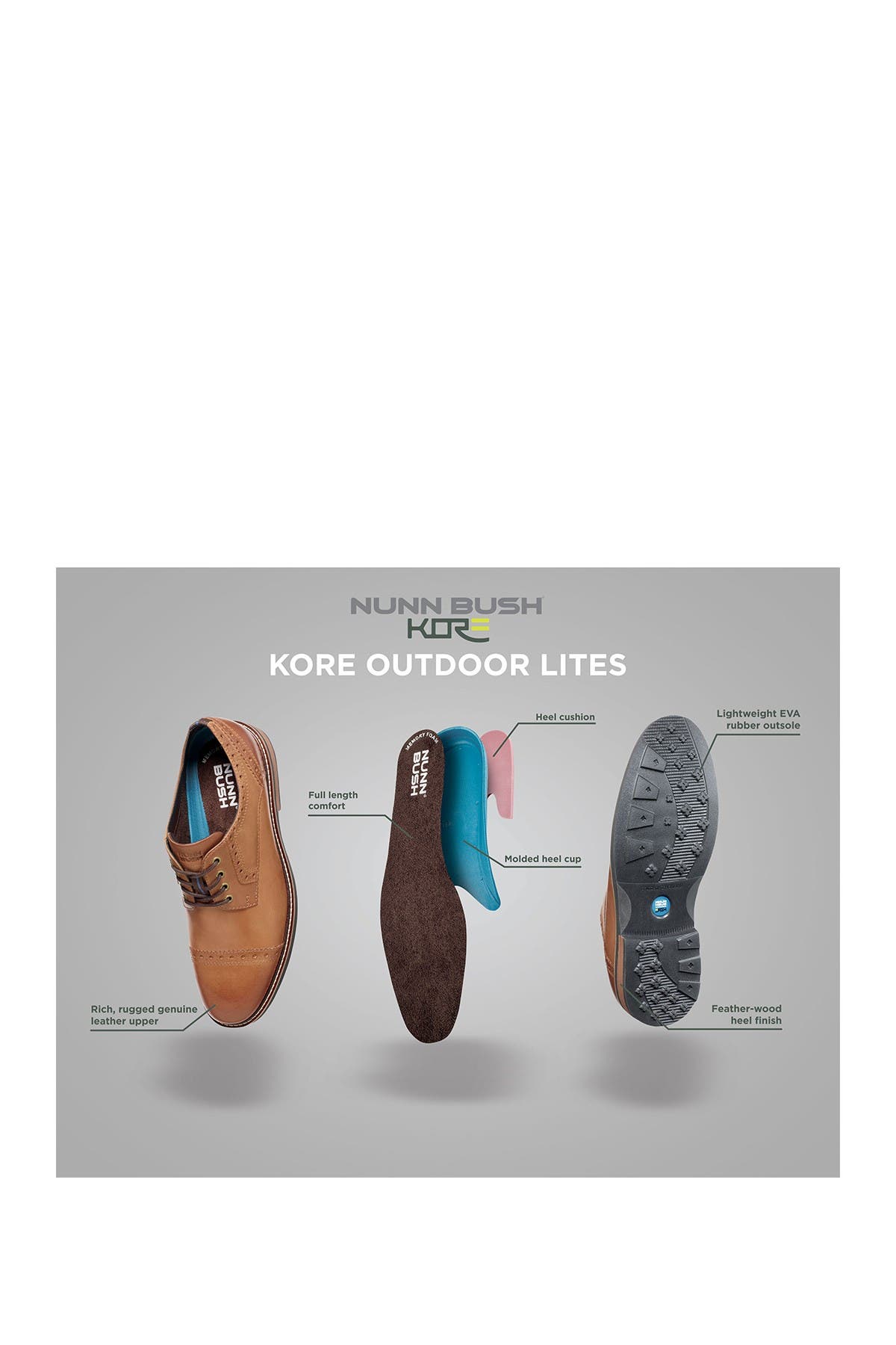 NUNN BUSH Overland Cap Toe Oxford - Wide Width Available, Alternate, color, 