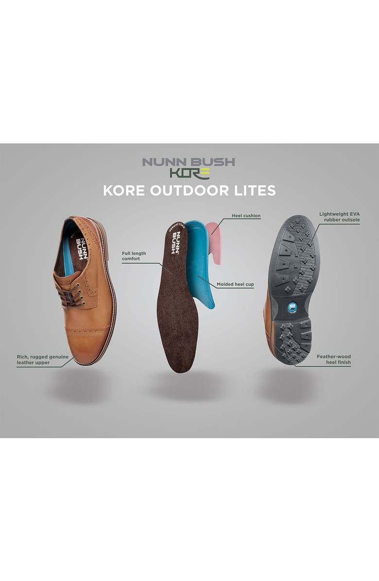 NUNN BUSH Overland Cap Toe Oxford - Wide Width Available, Alternate, color,