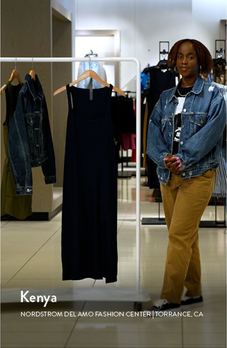 Featherweight Getaway Split Hem Midi Dress, sales video thumbnail