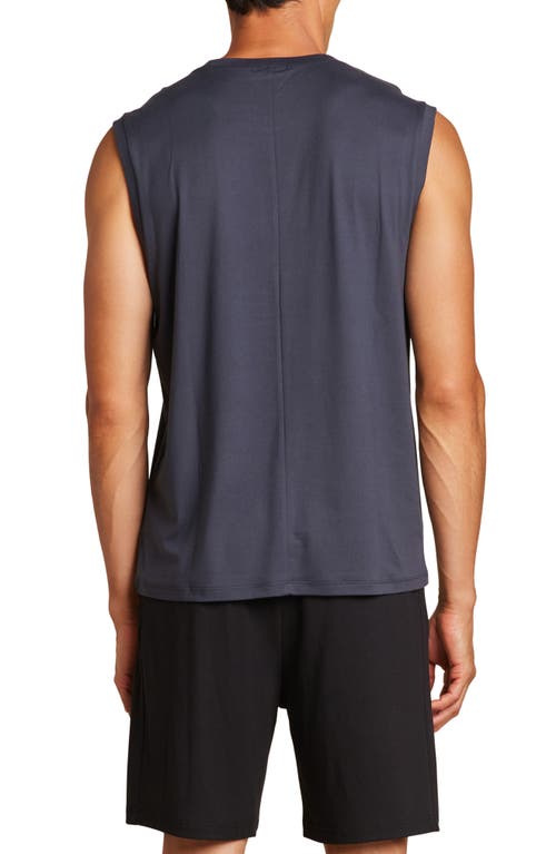Shop Barefoot Dreams Malibu Collection® Butterchic Muscle T-shirt In Indigo