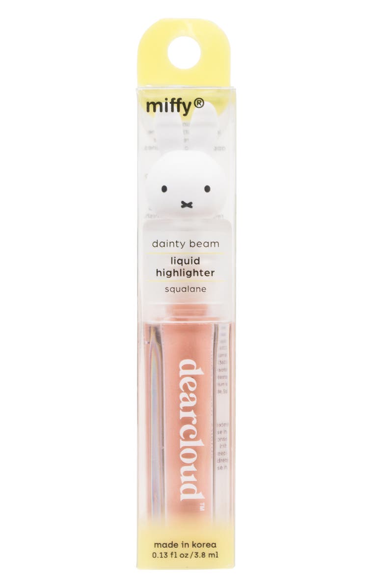 dearcloud x Miffy Dainty Beam Liquid Highlighter, Alternate, color, Pink Comet