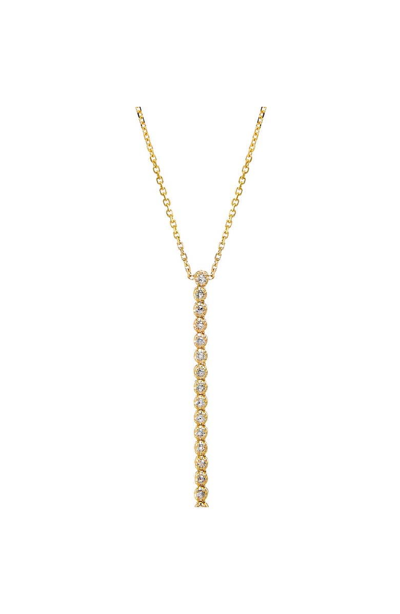 BY ADINA EDEN Diamond 1 Carat Tennis Drop Lariat Necklace 14K, Main, color,