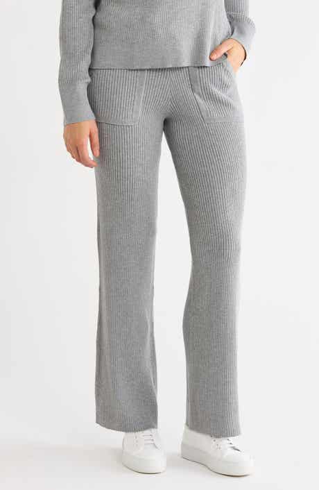 Georgie Rib Knit Wide Leg Pants