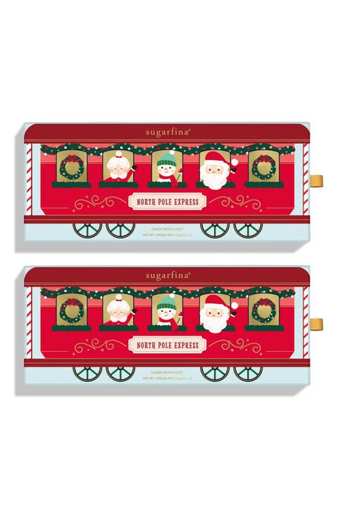 2-Pack North Pole Express Set of 3 Candy Bento Box