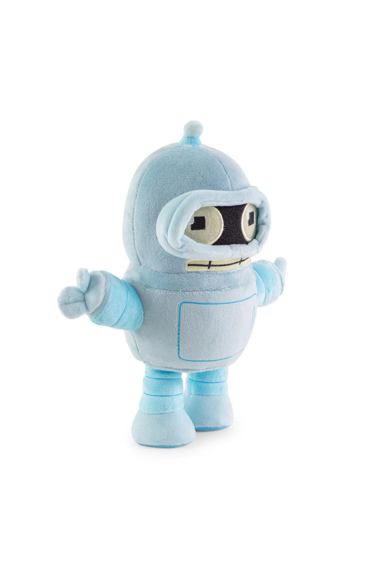 Futurama Bender 8-Inch Chibi Collector Plush Toy, Alternate, color, Blue