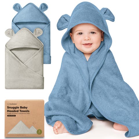 2-Pack Snuggle Hooded Towels
