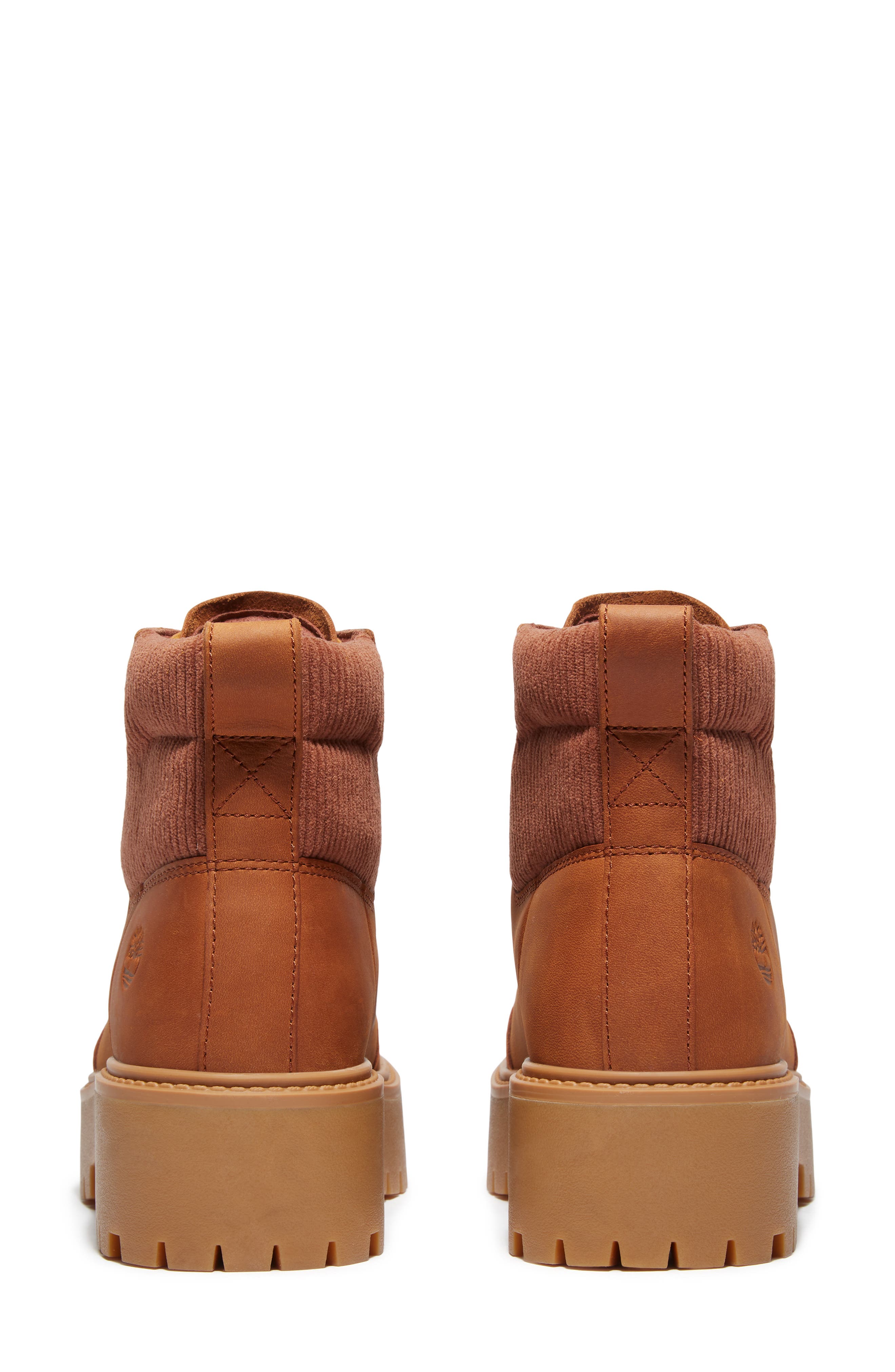 Timberland Stone Street Platform Boot, Alternate, color, Rust Full Grain