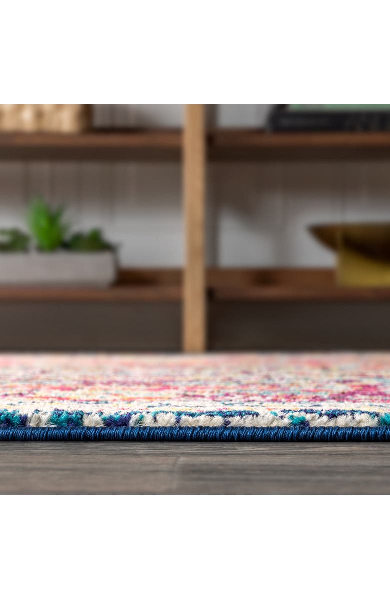 JONATHAN Y Bohemian FLAIR Boho Vintage Medallion Area Rug, Alternate, color, Cream/Orange