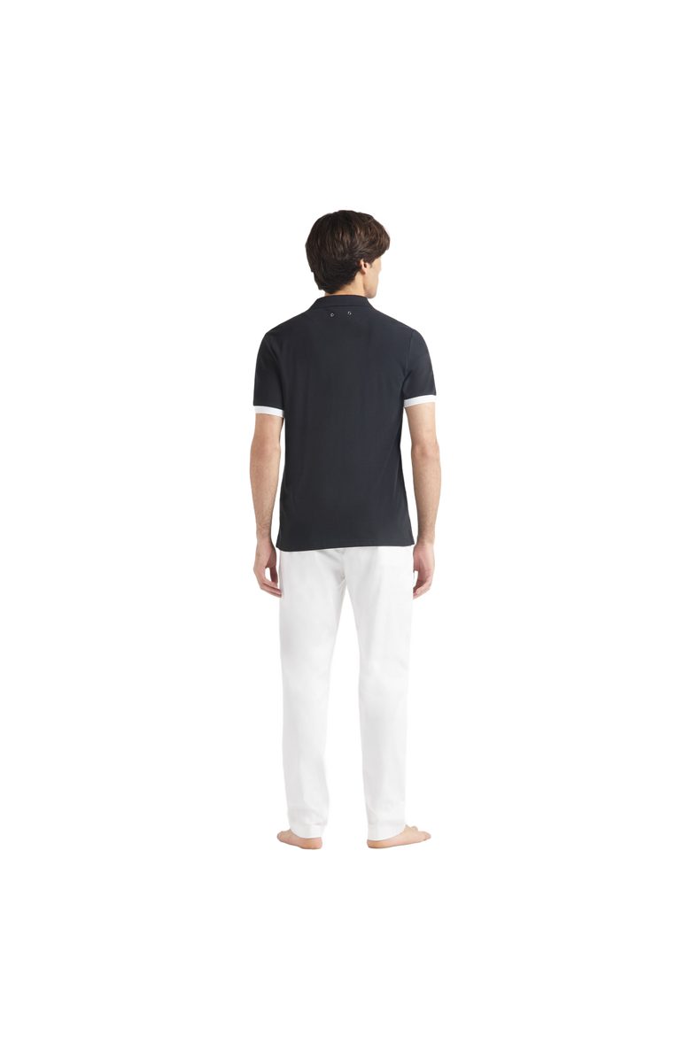 Vilebrequin Men Cotton Pique Polo Shirt Solid, Alternate, color, Noir
