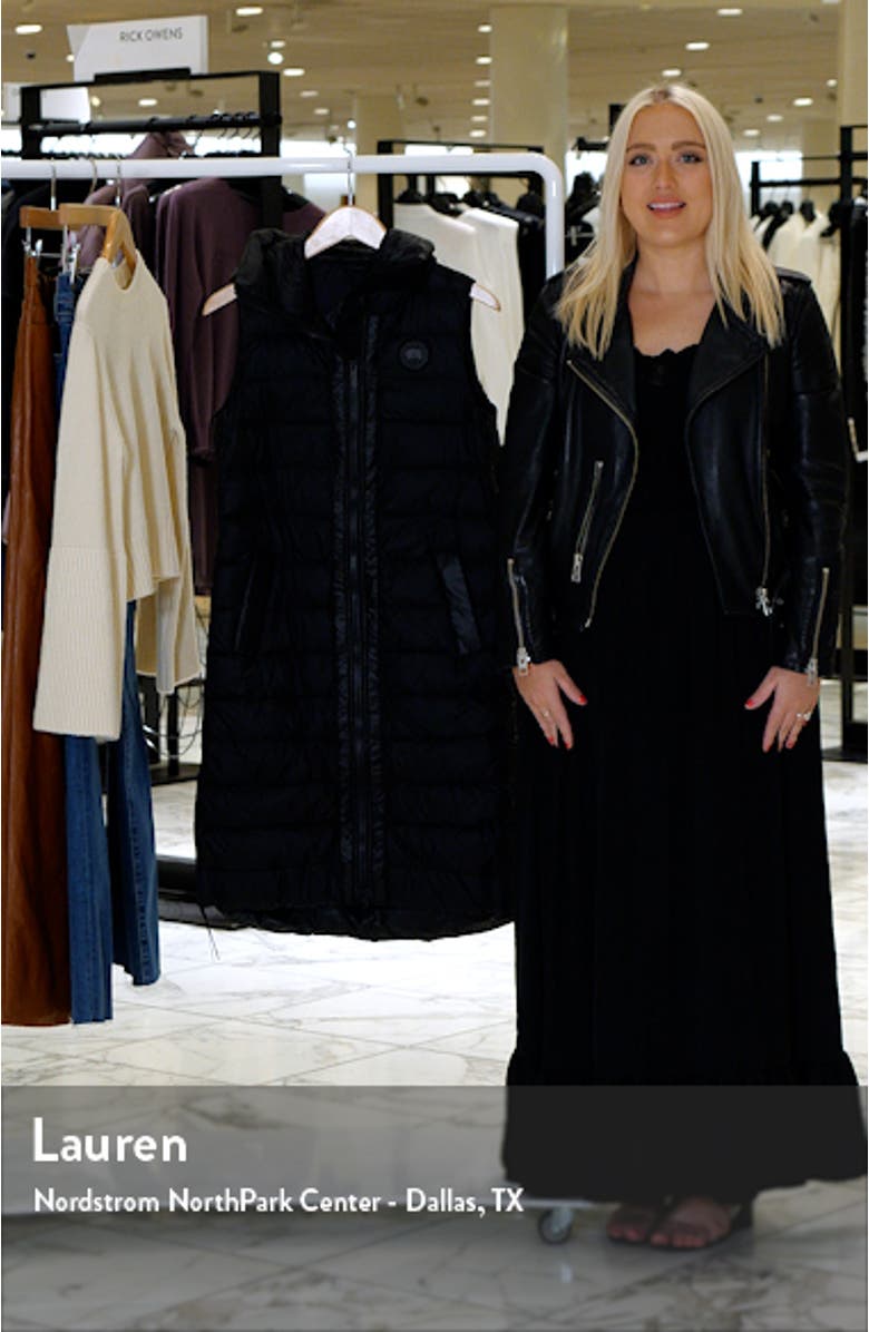 Roxboro 750 Fill Power Down Recycled Nylon Vest, sales video thumbnail