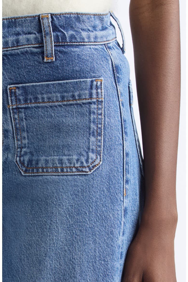 Cleo High Waist Wide Leg Jeans, Alternate, color, MID CERULEAN