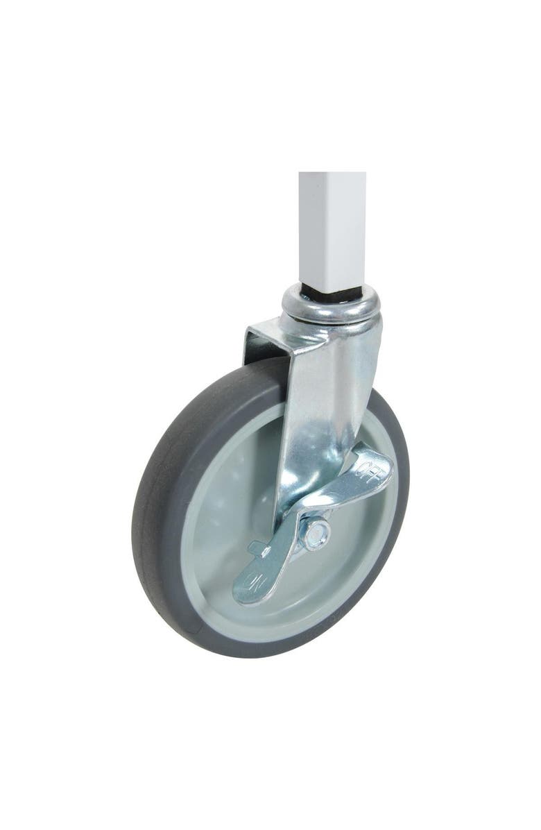 Kaplan Early Learning Company Mobile Metal Frame Ball Cart, Alternate, color, White