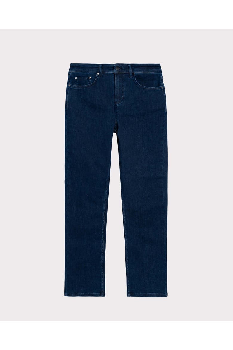 Darla Comfort Straight Leg Jeans, Alternate, color, Dark Denim