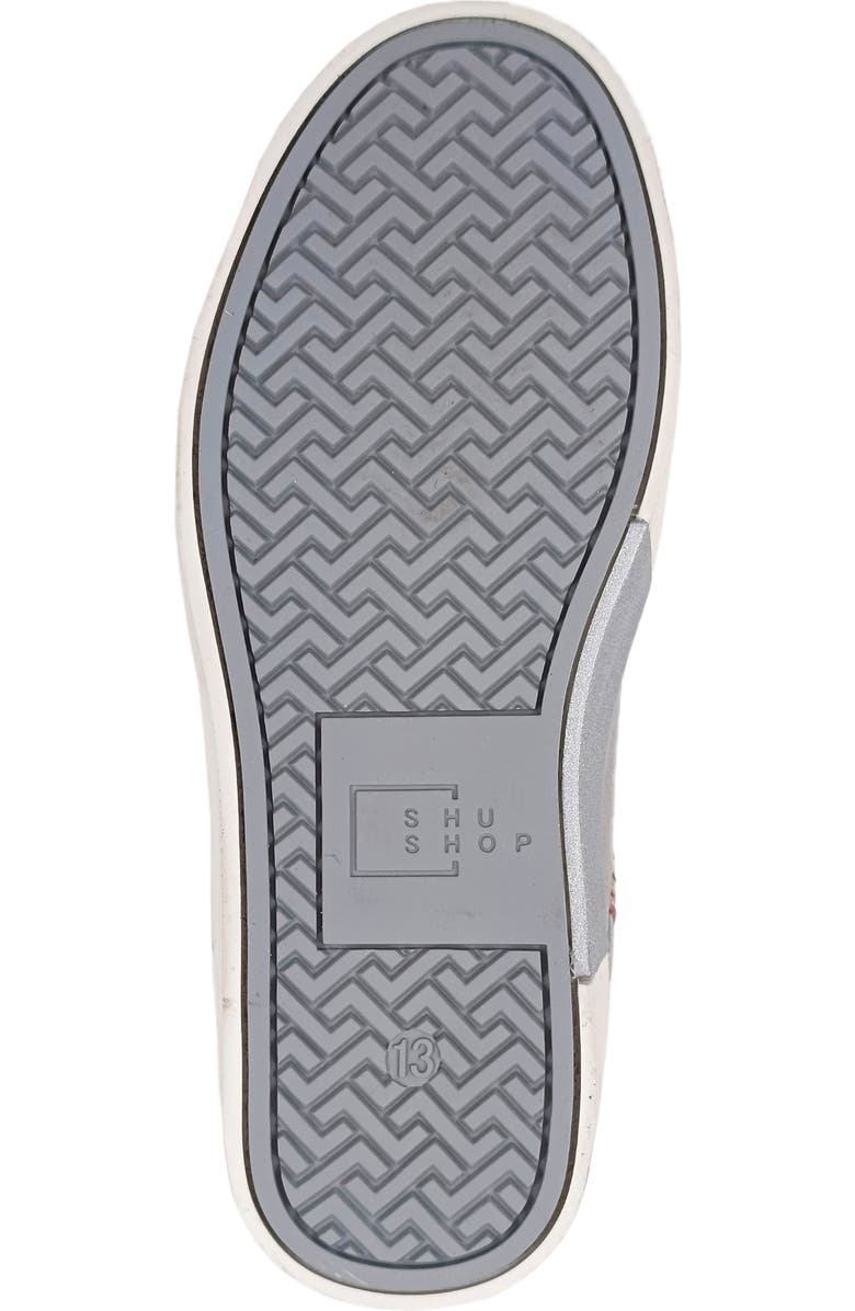 SHUSHOP Kids' Ruby Sneaker, Alternate, color, Silver