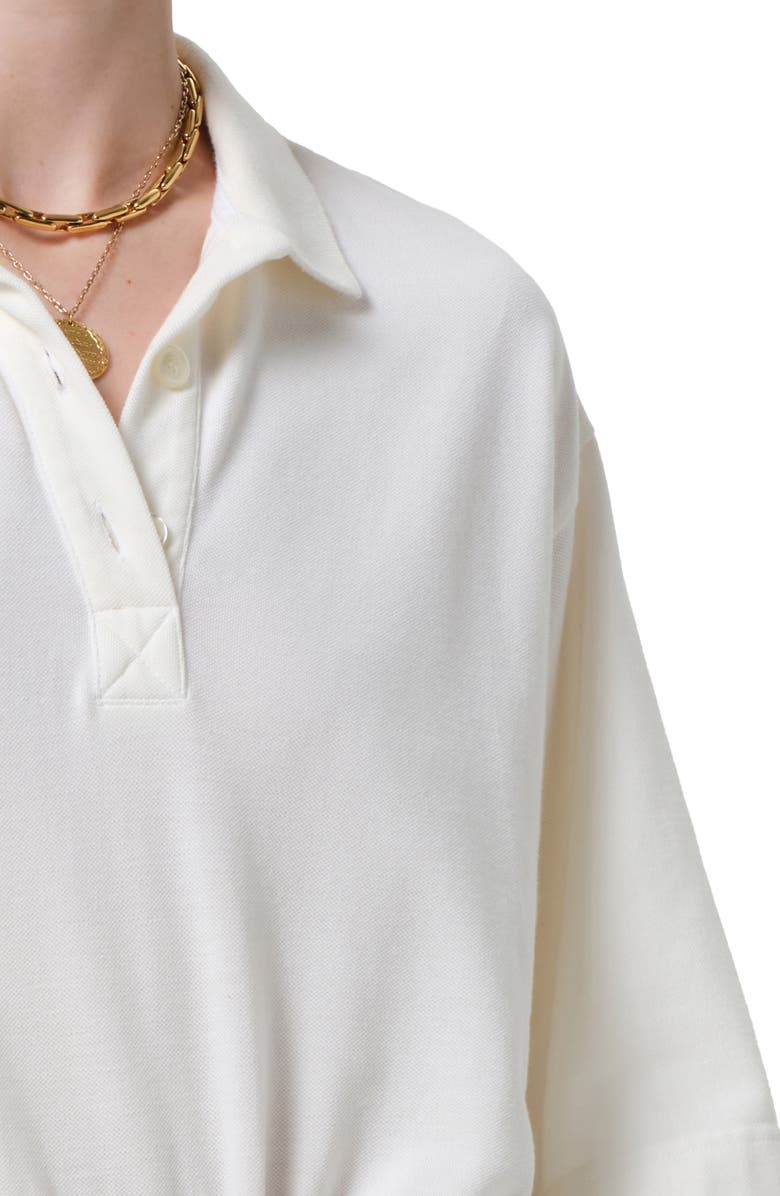 Citizens of Humanity Lowen Oversize Cotton Polo, Alternate, color, Pashmina