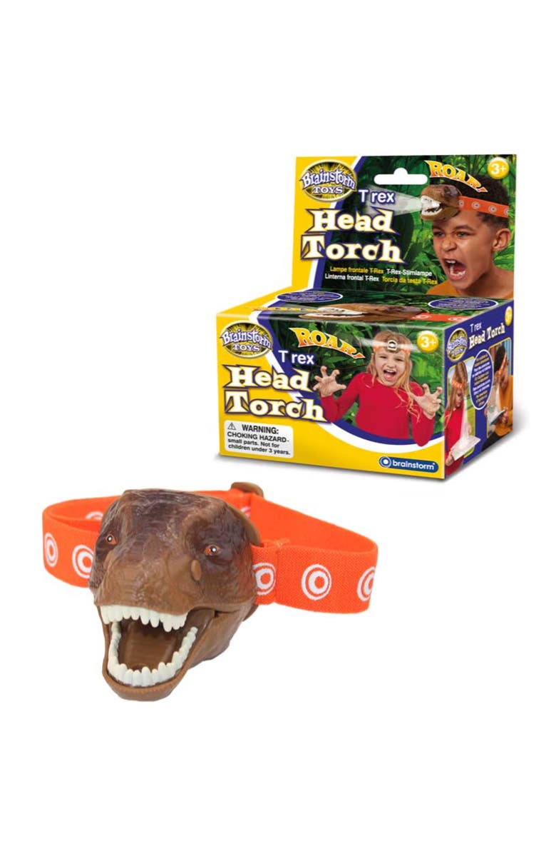 Legler USA T Rex Head Flashlight with Light and Sound, Alternate, color, Multicolored