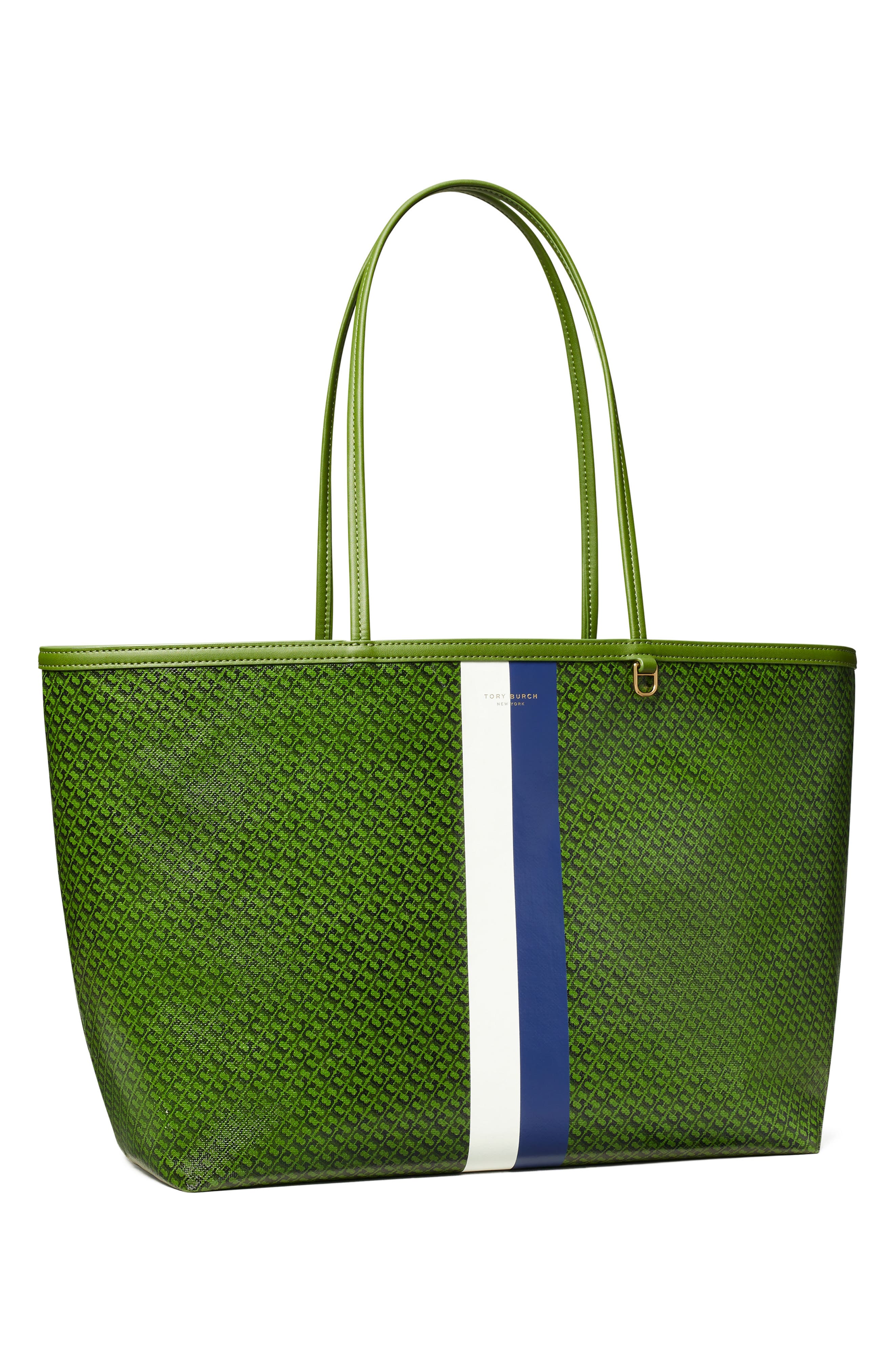 The Racer Tote, Alternate, color, GREEN PRINTED
