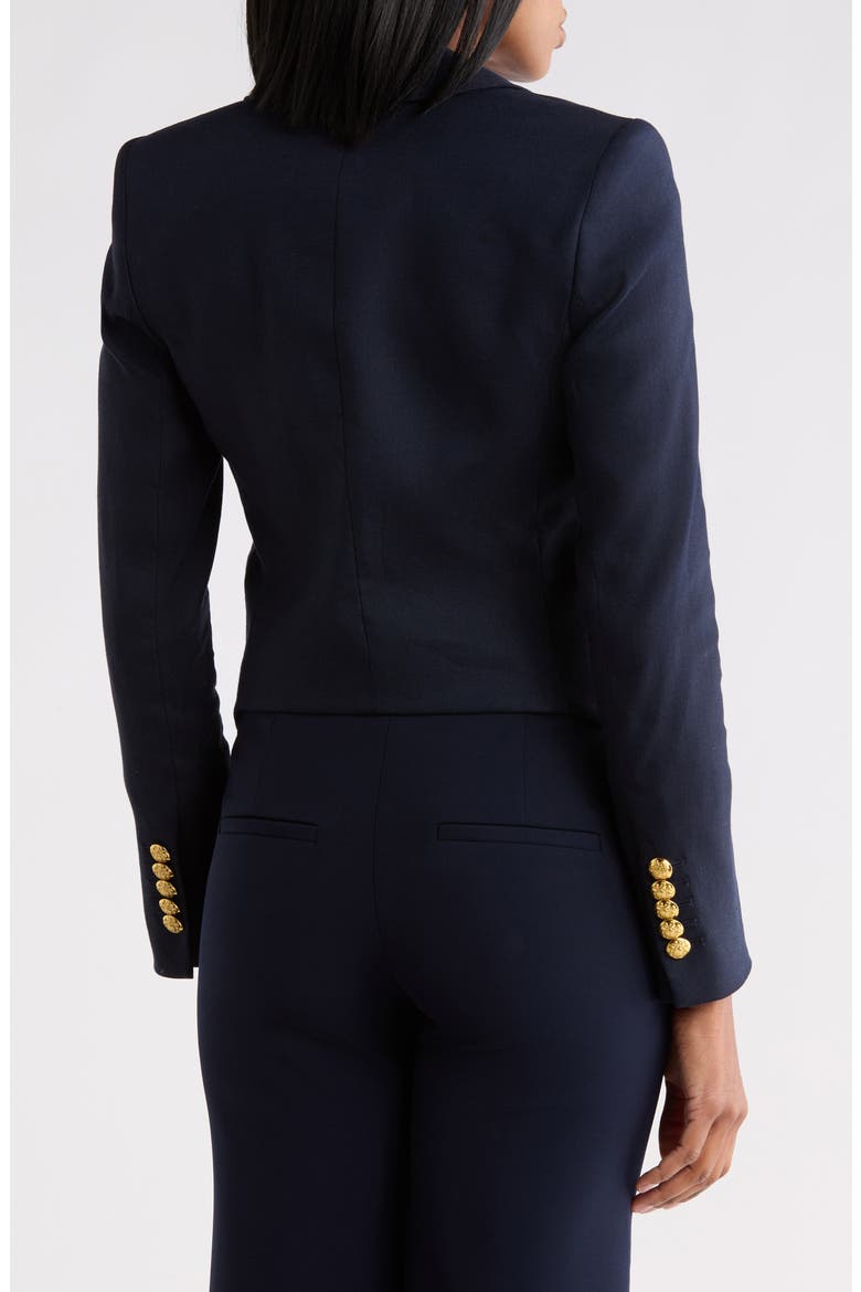 Hosanna Linen Blend Dickey Jacket, Alternate, color, NAVY