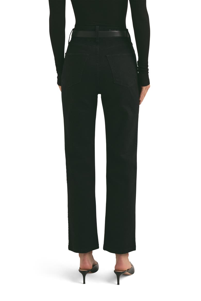 The Valentina Super High Waist Cigarette Jeans, Alternate, color, BASALT