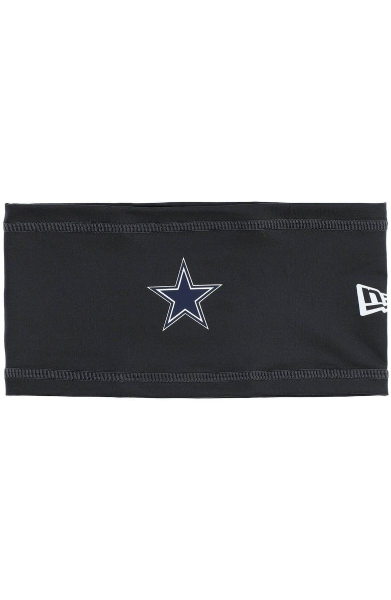 New Era Men's New Era Graphite Dallas Cowboys 2021 NFL Training Camp COOLERA Official Headband, Main, color, 