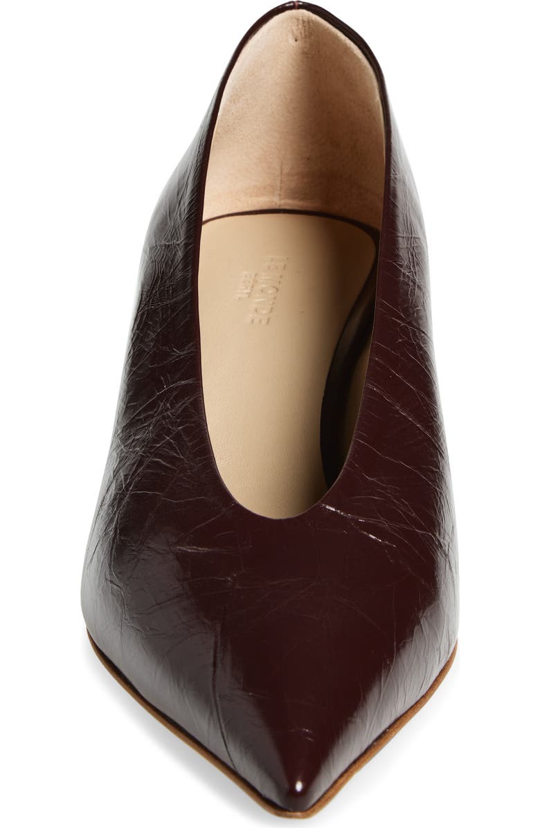 Le Monde Beryl Babouche Kitten Heel Pump, Alternate, color, Aubergine