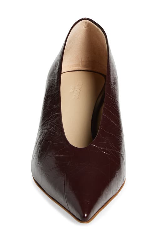 Le Monde Beryl Babouche Kitten Heel Pump In Brown