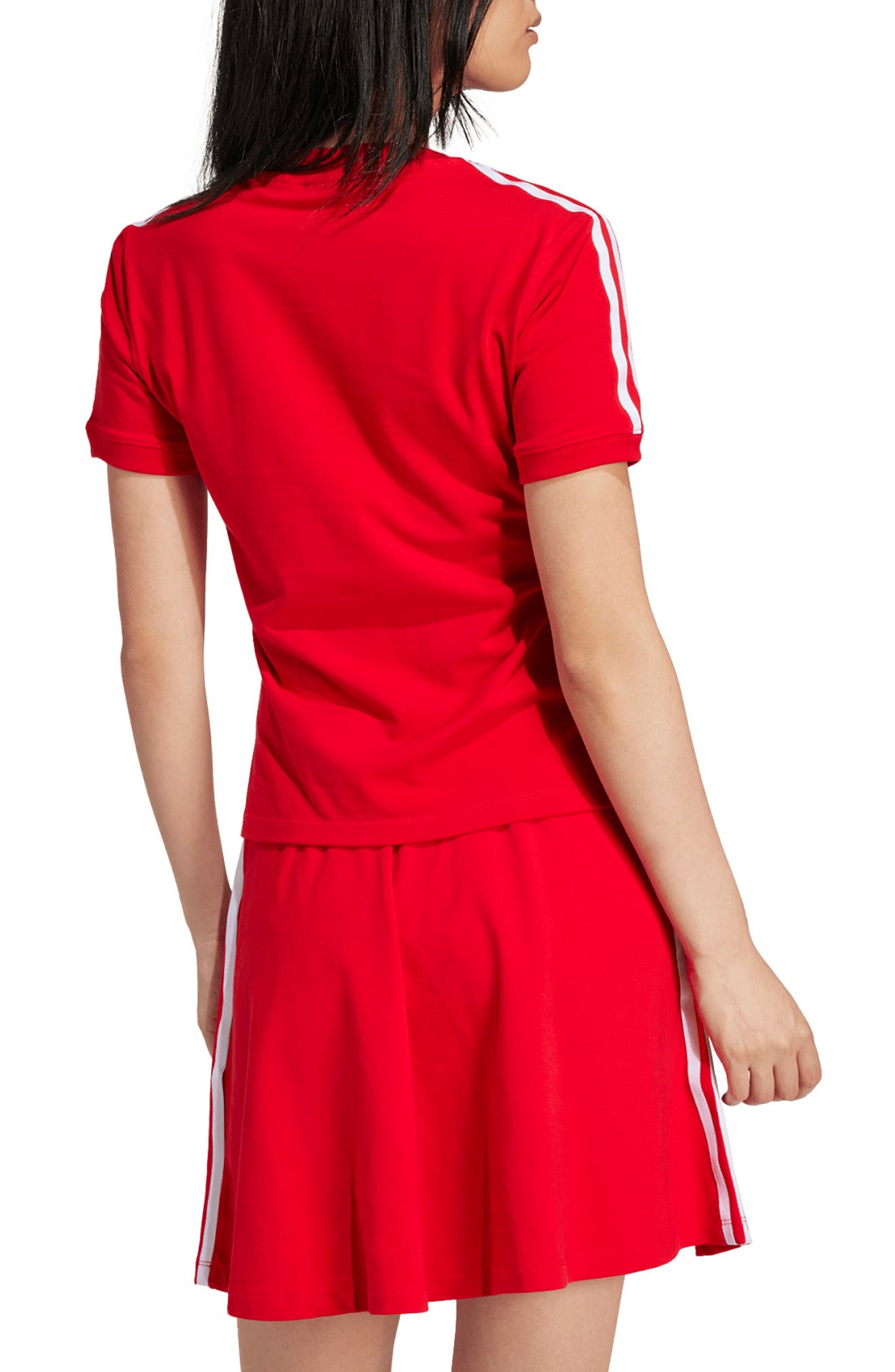 Adicolor 3-Stripes V-Neck T-Shirt - image 2