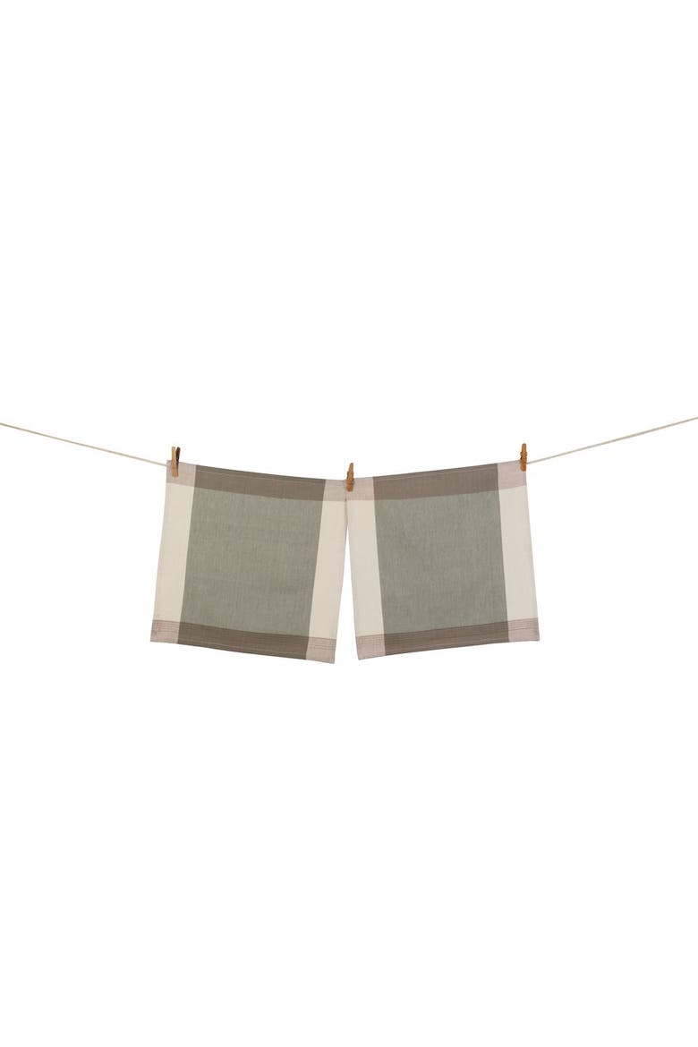 Handwoven Cotton Napkins, Set of 2, Alternate, color, Moonbeam