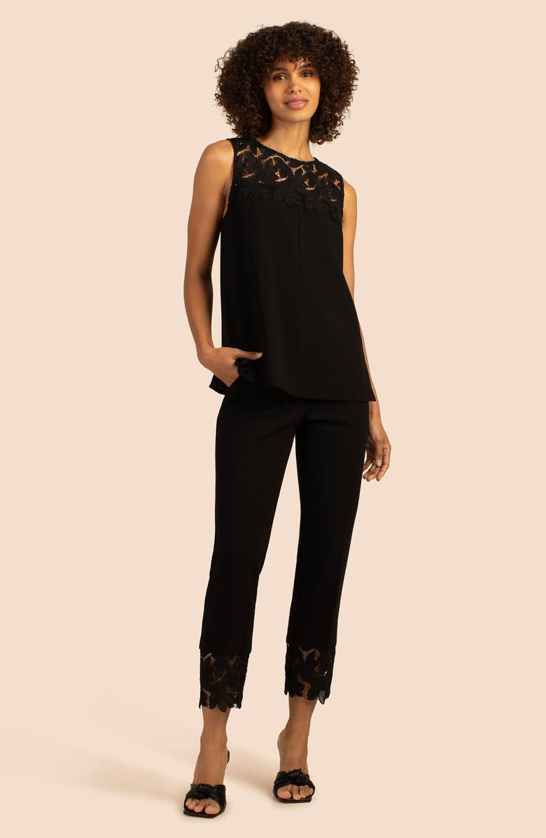 Trina Turk Jupiter Top, Alternate, color, Black