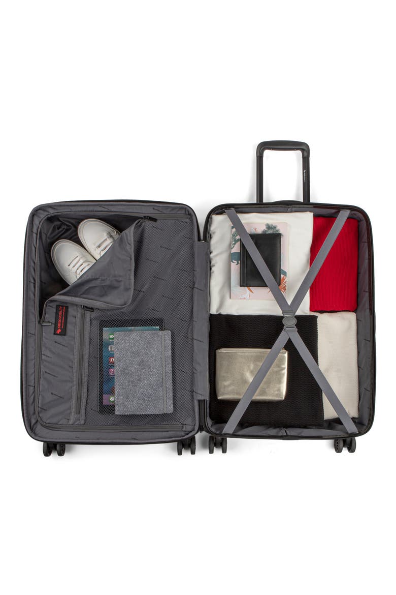 LAX Hardside Carry-on Luggage, Alternate, color, Black