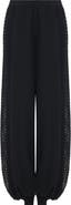 Leem Mesh Detail Knit Trousers